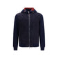 Brunello Cucinelli Blue Wool Oves Aries Full-Length Jacket
