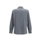 Brunello Cucinelli Gray Wool Oves Aries Shirt