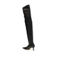 Proenza Schouler Black Polyurethane Over The Knee