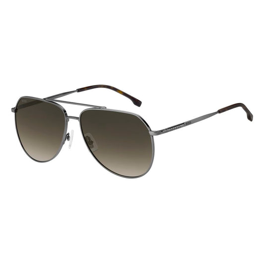 Hugo Boss Gray Metal Sunglasses