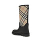 Burberry Black Rubber Rain Boots