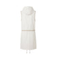 Malo White Cotton Women Jacket