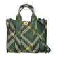 Burberry Green Fabric Handbag