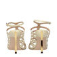 Tom Ford Beige Leather Stiletto Heel Sandals
