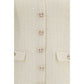 Self-Portrait Beige Polyester Casual Dress