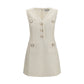 Self-Portrait Beige Polyamide Casual Dress