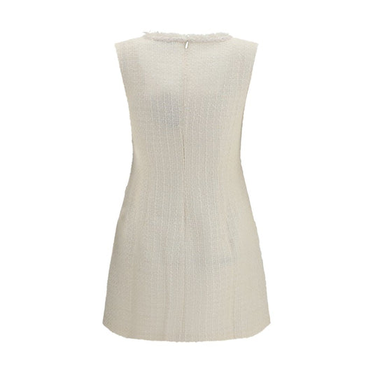 Self-Portrait Beige Polyamide Casual Dress