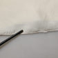Dolce & Gabbana Off White Silk Straight Wide Leg Trouser Pants