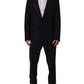 Dolce & Gabbana Dark Blue Single Breasted 2 Piece Men Suit
