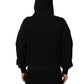 Dolce & Gabbana Black Cotton Milano1984 Print Hoodie Sweater