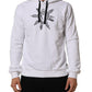 Dolce & Gabbana White Sacred Heart Hooded Sweatshirt Sweater