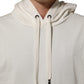 Dolce & Gabbana White Logo Hooded PulloverSweatshirt Sweater