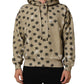 Dolce & Gabbana Brown Cotton Logo Hooded Sweatshirt Sweater