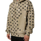 Dolce & Gabbana Brown Cotton Logo Hooded Sweatshirt Sweater