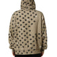 Dolce & Gabbana Brown Cotton Logo Hooded Sweatshirt Sweater