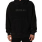 Dolce & Gabbana Black Cotton DGVIB3 Hooded Sweatshirt Sweater