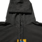 Dolce & Gabbana Black Cotton Logo Hooded Oversize Sweater