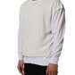 Dolce & Gabbana White Flax CrewNeck Layered Pullover Sweater