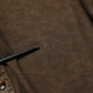 Dolce & Gabbana Brown Cotton Buttoned Henley Pullover Sweater
