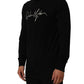 Dolce & Gabbana Black DG Embroidered Crew Neck Pullover Men Sweater