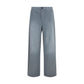 Miu Miu Gray Cotton Casual Pants