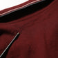 Dolce & Gabbana Burgundy Wool Knit Henley Pullover Sweater