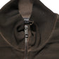 Dolce & Gabbana Brown Logo Print Full Zip Sweatshirt Sweater
