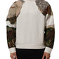 Dolce & Gabbana Multicolor Camo Patchwork Sweatshirt Sweater