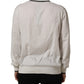 Dolce & Gabbana Black Leaf Print Silk Men Crew Neck T-shirt