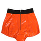 Dolce & Gabbana Orange Polyester Logo High Waist Girdle Underwear