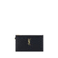 Saint Laurent Black Calf Leather Bos Taurus Clutch Bag