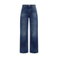 Haikure Blue Cotton Jeans Denim