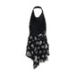 Alexander McQueen Black Silk Scarf
