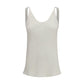Brunello Cucinelli Beige Silk Blouse
