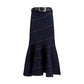 Self-Portrait Blue Denim Skirt