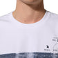 Dolce & Gabbana White Blue Stripe Cotton Short Sleeve T-shirt