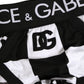 Dolce & Gabbana Black White Logo Checkered Midi Brief Underwear