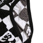 Dolce & Gabbana Black White Logo Checkered Midi Brief Underwear