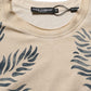 Dolce & Gabbana Beige Cotton Graphic Print Crew Neck T-shirt