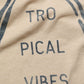 Dolce & Gabbana Beige Cotton Graphic Print Crew Neck T-shirt