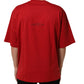 Dolce & Gabbana Red Cotton Graphic Print Crew Neck T-shirt