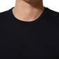 Dolce & Gabbana Black Cotton Short Sleeves Crew Neck T-shirt