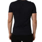 Dolce & Gabbana Black Cotton Short Sleeves Crew Neck T-shirt
