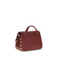 Zanellato Bordeaux Calf Leather Bos Taurus Shoulder Bag