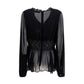 Zimmermann Black Viscose Blouse