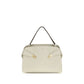 Ferragamo Beige Calf Leather Bos Taurus Shoulder Bag
