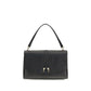 Ferragamo Black Calf Leather Bos Taurus Shoulder Bag
