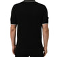Dolce & Gabbana Black Cotton Collared Short Sleeves Polo T-shirt