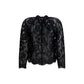 Self-Portrait Black Polyamide Blouse