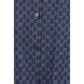 Gucci Blue Cotton Full-Length Jacket
